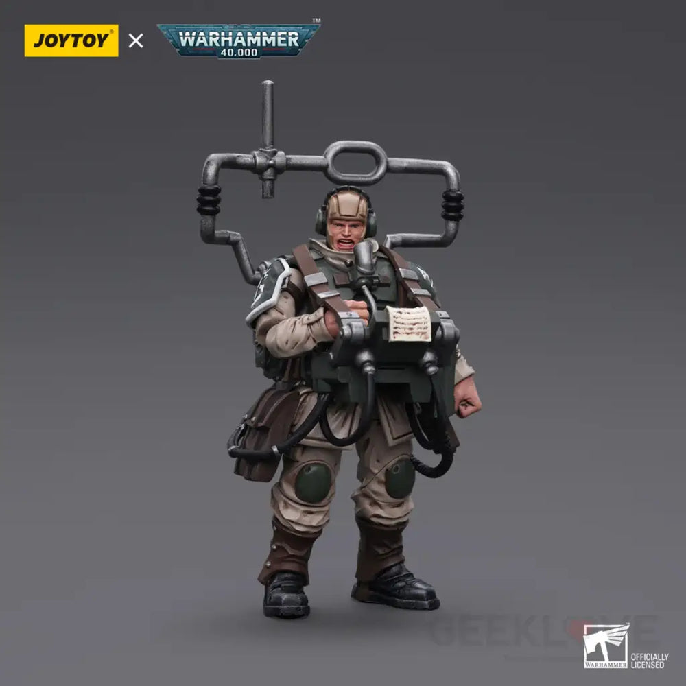 Astra Militarum Cadian Command Squad Veteran With Master Vox Pre Order Price Action Figure