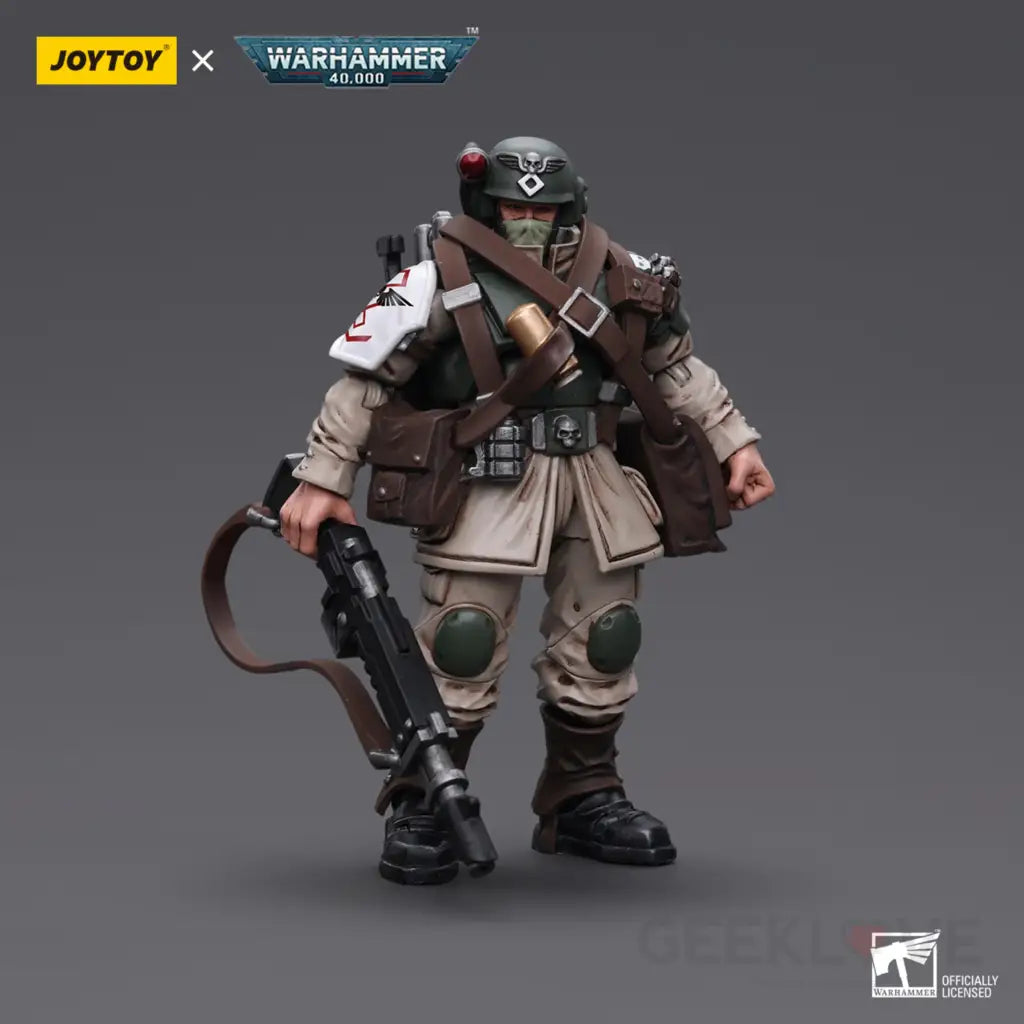 Astra Militarum Cadian Command Squad Veteran With Medi-Pack Action Figure