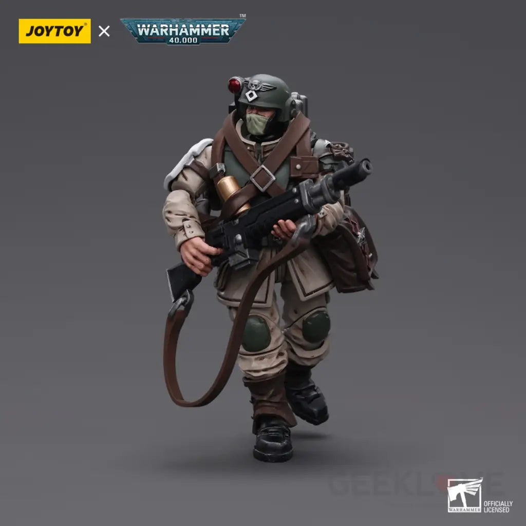 Astra Militarum Cadian Command Squad Veteran With Medi-Pack Action Figure