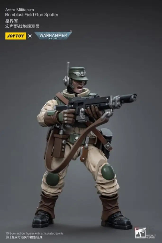 Astra Militarum Ordnance Team With Bombast Field Gun Artillery Action Figure