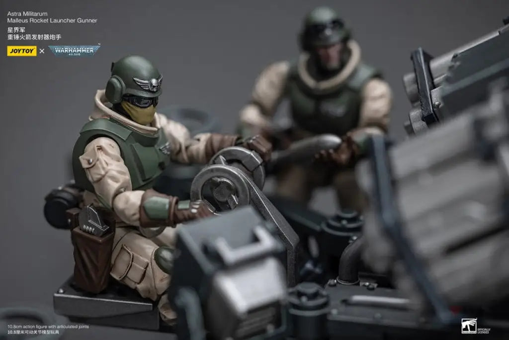 Astra Militarum Ordnance Team With Malleus Rocket Launcher Brigade Action Figure