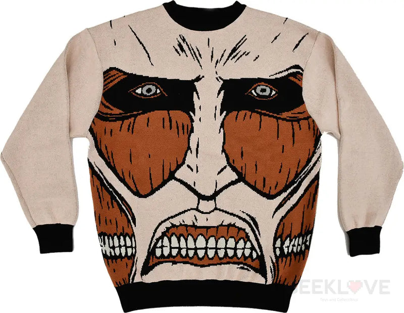 Attack on Titan Colossal Titan Knit Sweater