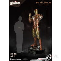 Avengers: Endgame Iron Man Mark 85 Life-Size Statue Metalesce Edition - GeekLoveph