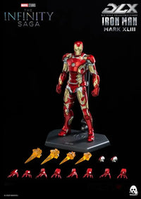 Avengers: Infinity Saga Dlx Iron Man Mark Xliii 1/12 Scale Figure Preorder