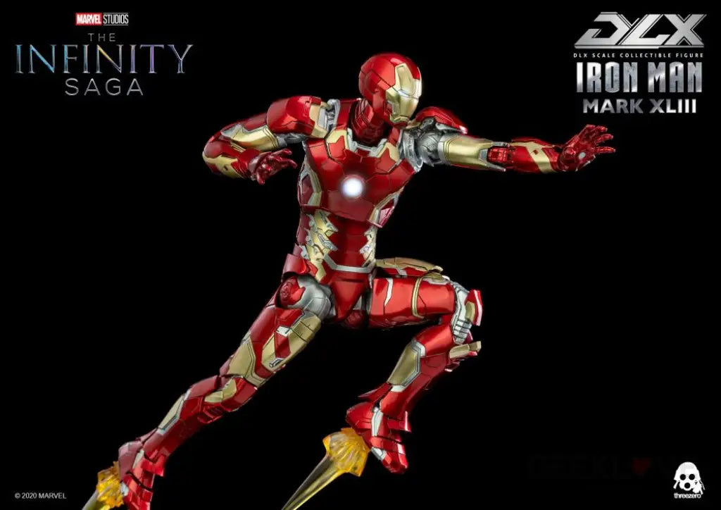 Avengers: Infinity Saga Dlx Iron Man Mark Xliii 1/12 Scale Figure Preorder