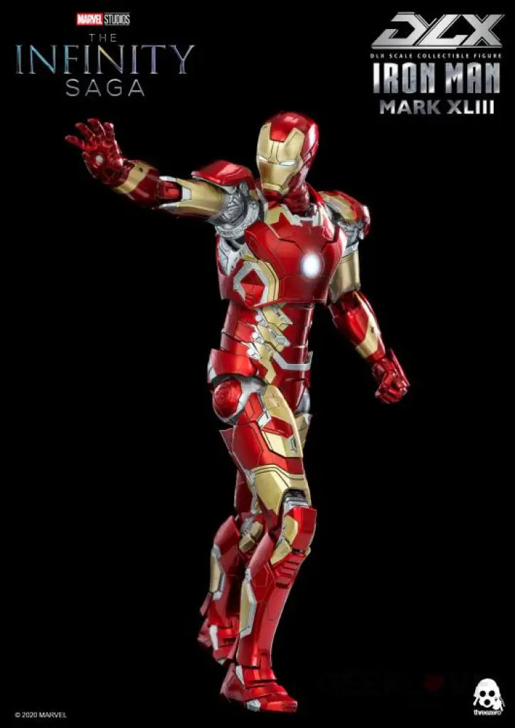 Avengers: Infinity Saga Dlx Iron Man Mark Xliii 1/12 Scale Figure Preorder