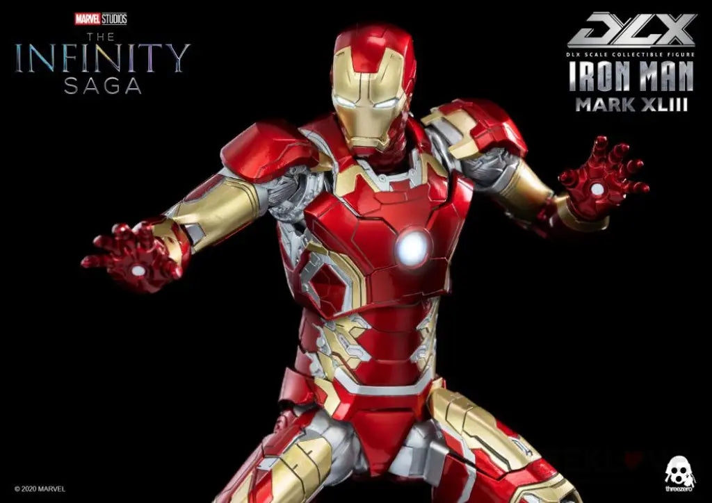 Avengers: Infinity Saga Dlx Iron Man Mark Xliii 1/12 Scale Figure Preorder