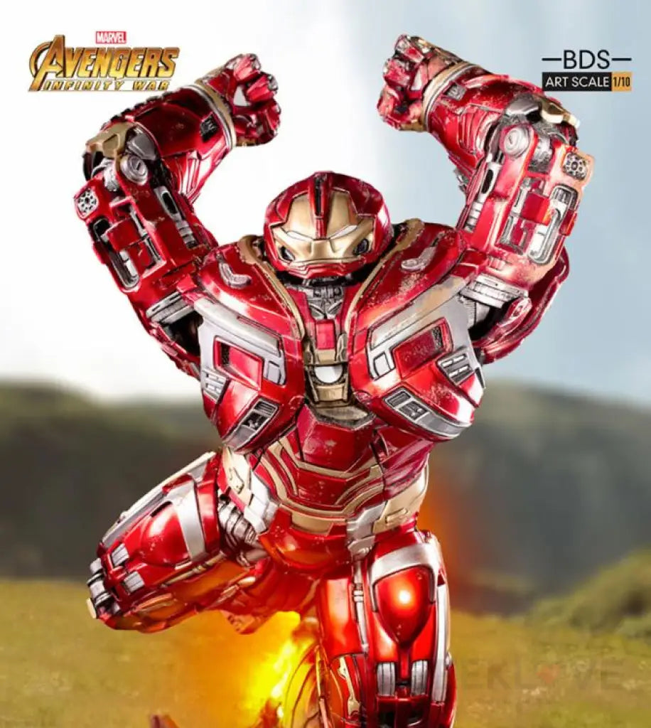 Avengers: Infinity War Battle Diorama Series Hulkbuster 1/10 Art Scale Statue - GeekLoveph