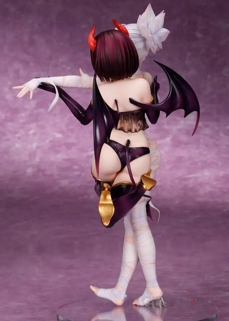 Ayakashi Triangle Matsuri Kazamaki & Suzu Kanade Shirogane Statue