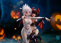 Ayakashi Triangle Matsuri Kazamaki & Suzu Kanade Shirogane Statue