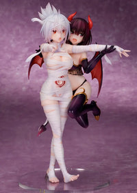 Ayakashi Triangle Matsuri Kazamaki & Suzu Kanade Shirogane Statue