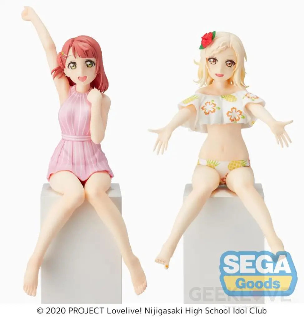 Ayumu Uehara & Ai Miyashita (Perching) Set of 2 Premium Figures - GeekLoveph