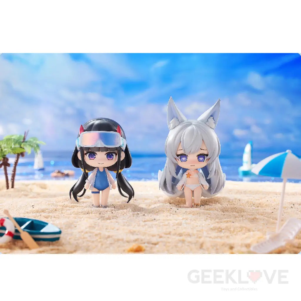 Azur Lane Summer Swimsuit Complete Model Chibi Figure Vol.1 Set Of 3 (Noshiro Shimakaze Shinano)