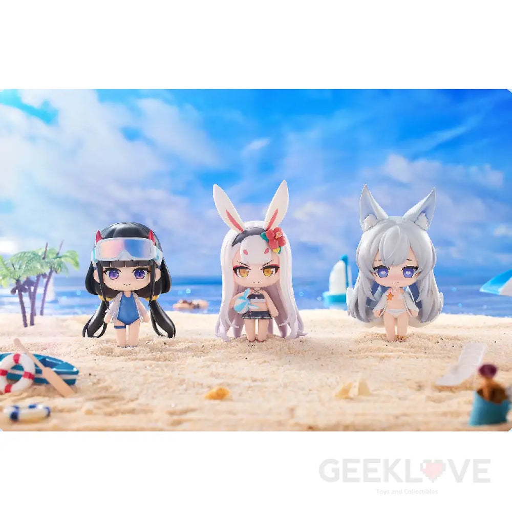 Azur Lane Summer Swimsuit Complete Model Chibi Figure Vol.1 Set Of 3 (Noshiro Shimakaze Shinano)