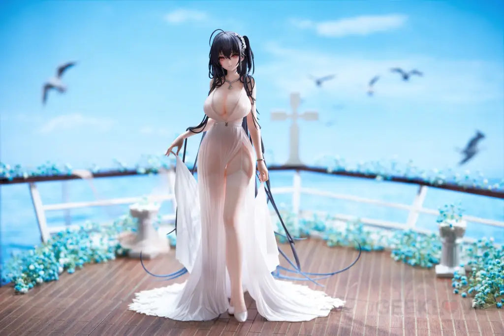 Azur Lane Taiho Wedding: Temptation On The Sea Breeze Ver. Deluxe (Set Of 2) Scale Figure