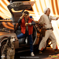 Back To The Future Delorean Full Set Deluxe 1/10 Art Scale Statue Pre Order Price Preorder