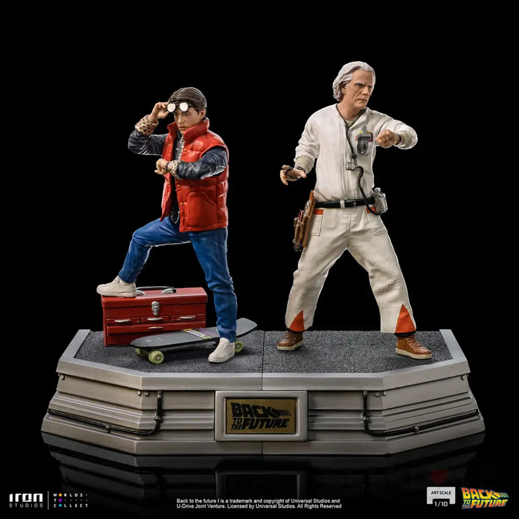 Back To The Future Doc Brown 1/10 Art Scale Statue Preorder