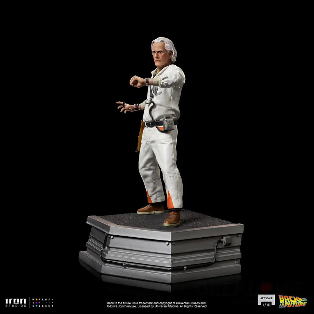 Back To The Future Doc Brown 1/10 Art Scale Statue Preorder