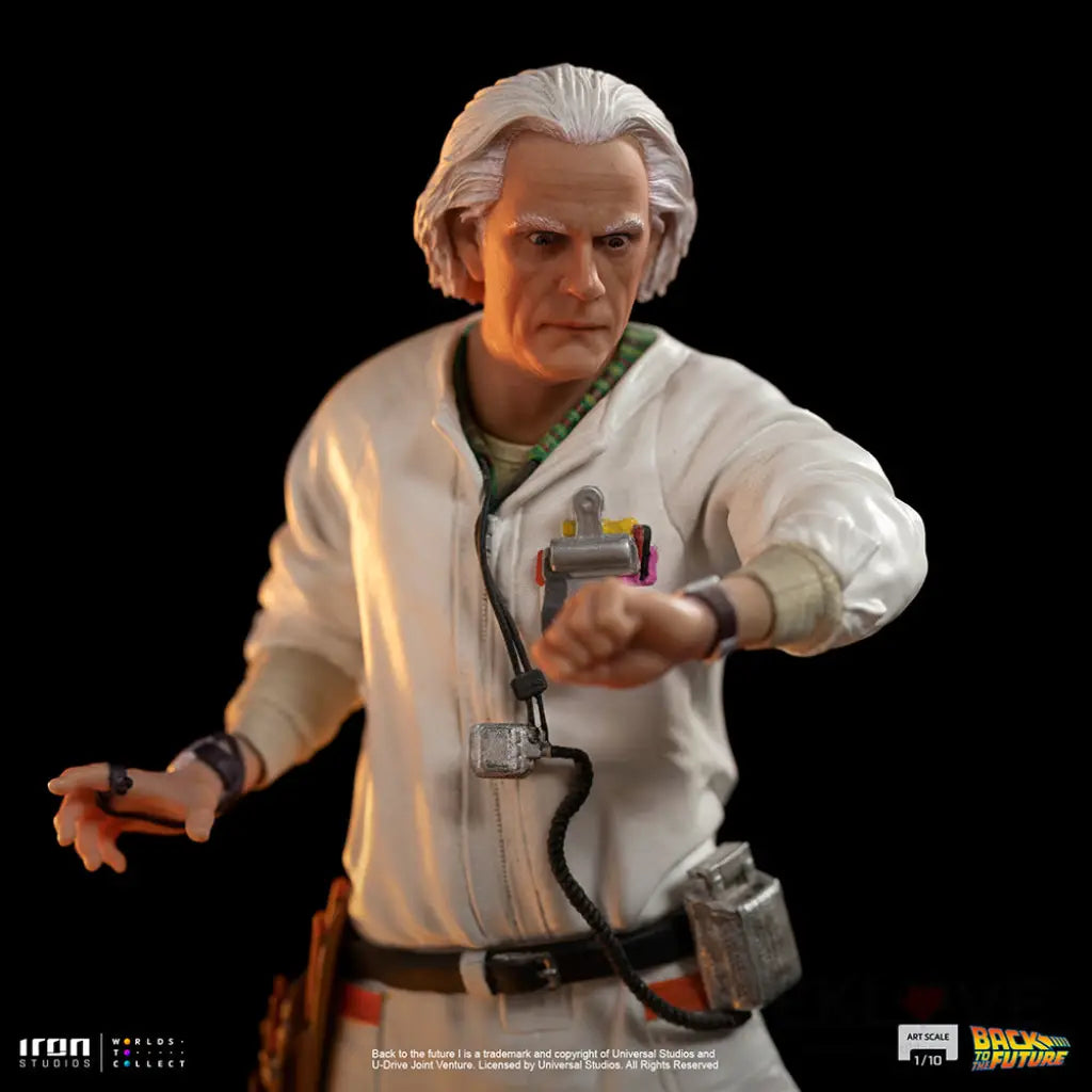 Back To The Future Doc Brown 1/10 Art Scale Statue Preorder