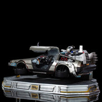 Back to the Future Part II DeLorean Art Scale 1/10 Statue - GeekLoveph