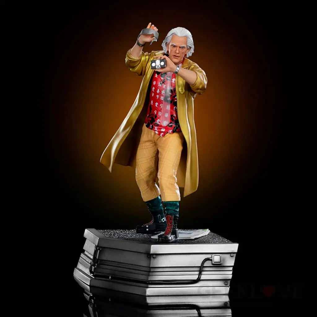 Back to the Future Part II Doc Brown Art Scale 1/10 - GeekLoveph
