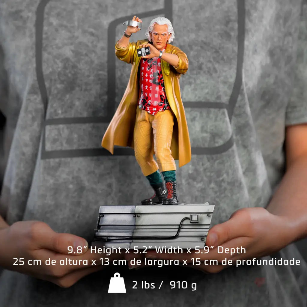 Back to the Future Part II Doc Brown Art Scale 1/10 - GeekLoveph