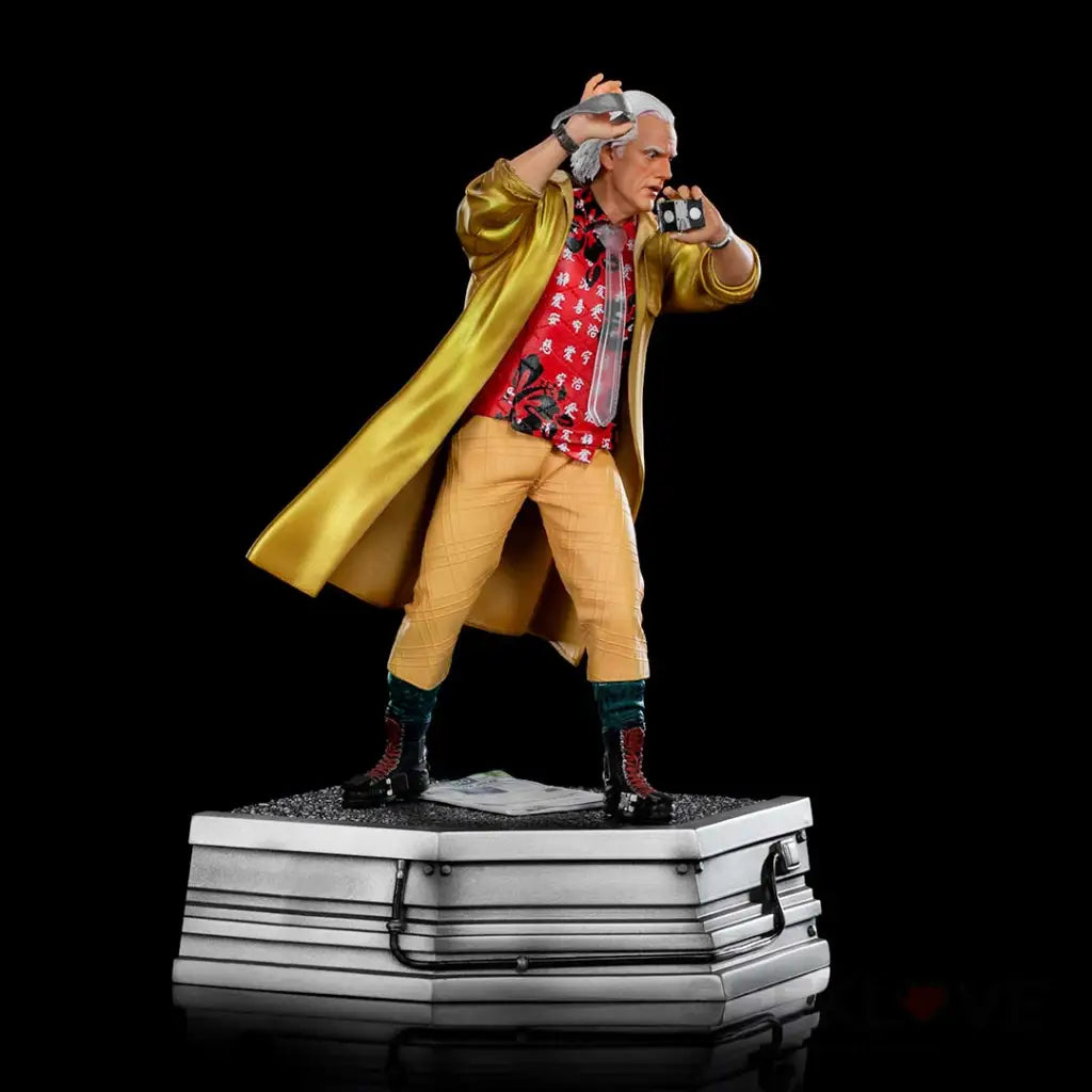 Back to the Future Part II Doc Brown Art Scale 1/10 - GeekLoveph