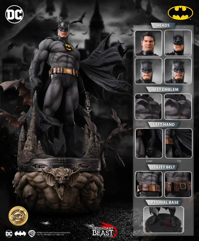 Batman Premier Edition Black/Gray 1/3 Scale Pre Order Price Figure
