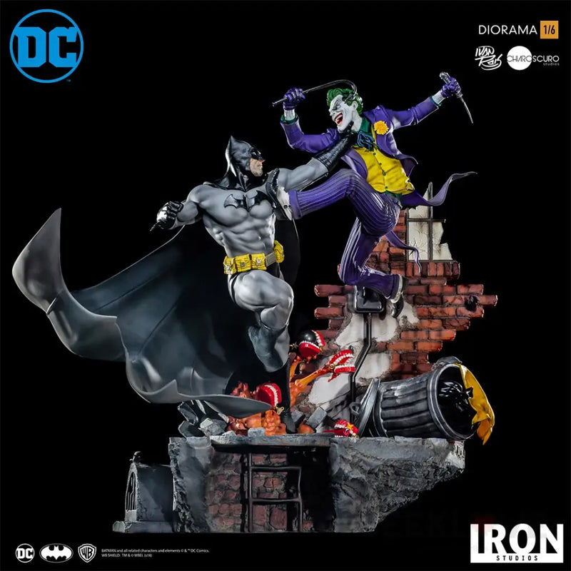 Batman vs Joker Battle Diorama 1/6 - DC Comics by Ivan Reis