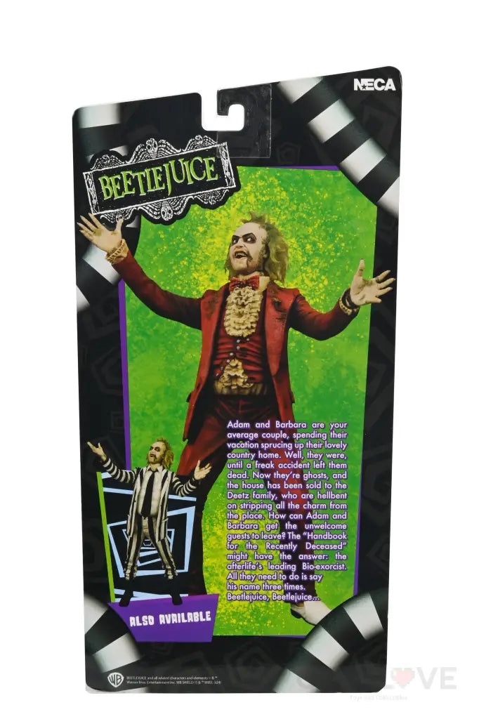 Beetlejuice (1988) Red Tuxedo In Blister Packaging Action Figure