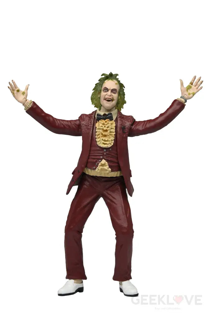 Beetlejuice (1988) Red Tuxedo In Blister Packaging Action Figure