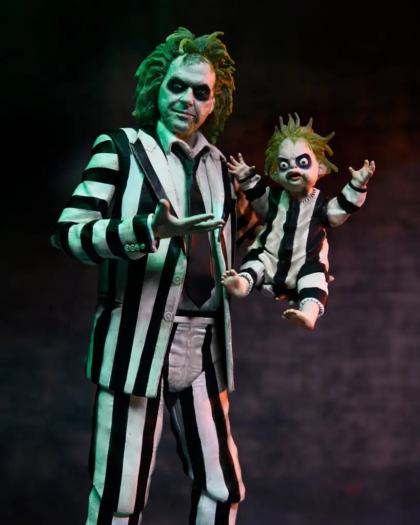 Beetlejuice Ultimate Striped Suit Beetlejuice Action Figure