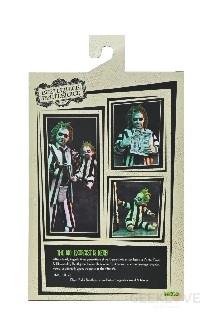 Beetlejuice Ultimate Striped Suit Beetlejuice Action Figure