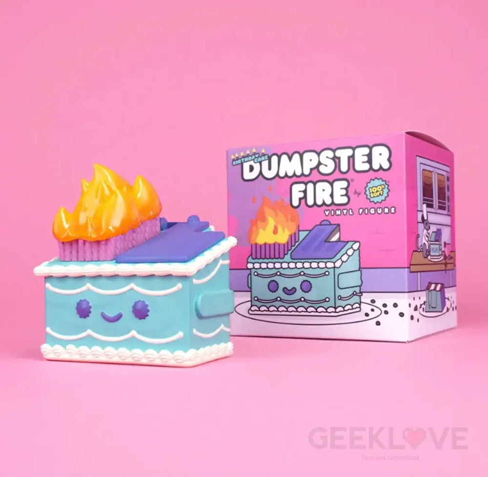 Birthday Cake Dumpster Fire  Pre Order Price Designer/Art Toy
