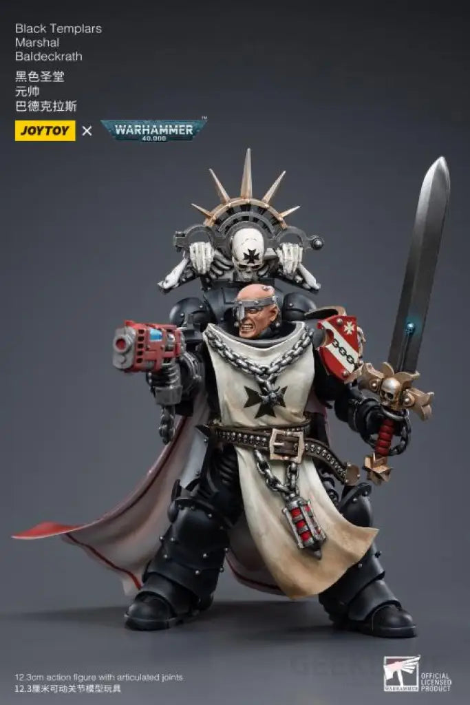 Black Templars Marshal Baldeckrath Action Figure