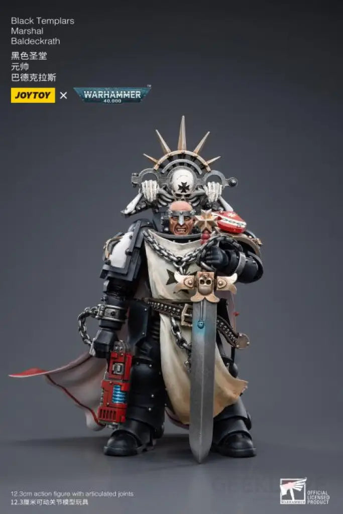 Black Templars Marshal Baldeckrath Action Figure