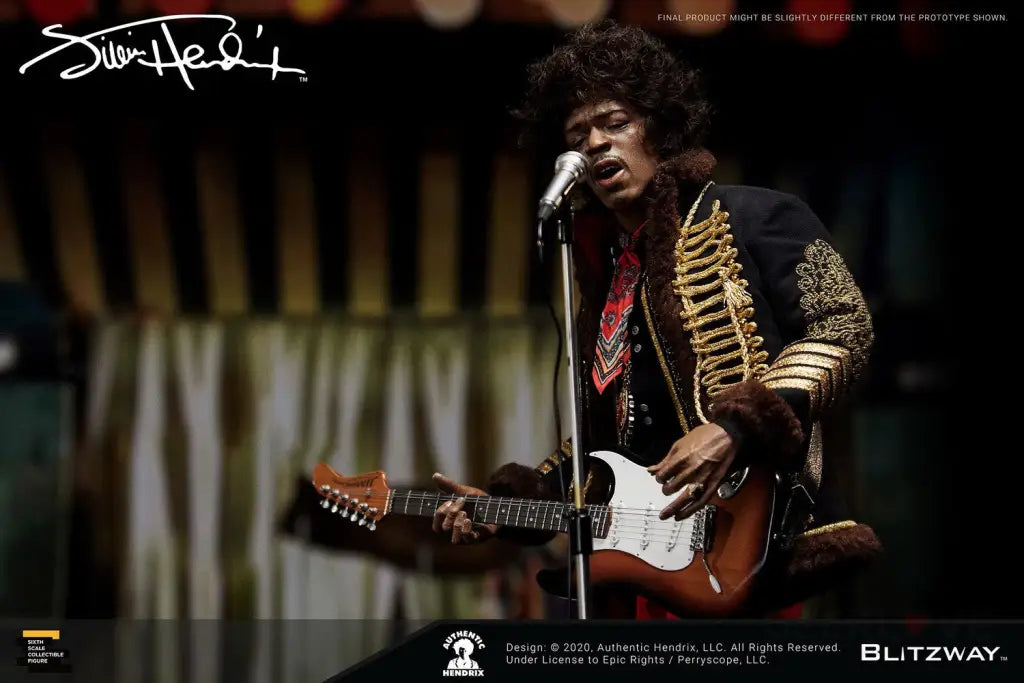 BLITZWAY Jimi Hendrix 1/6 Scale Action Figure - GeekLoveph