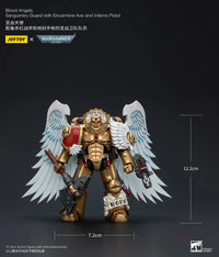 Blood Angels Sanguinary Guard With Encarmine Axe And Inferno Pistol Action Figure