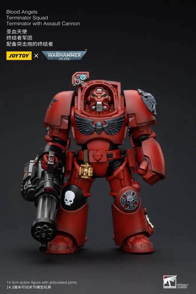 Blood Angels Terminator Squad With Assault Cannon Action Figure