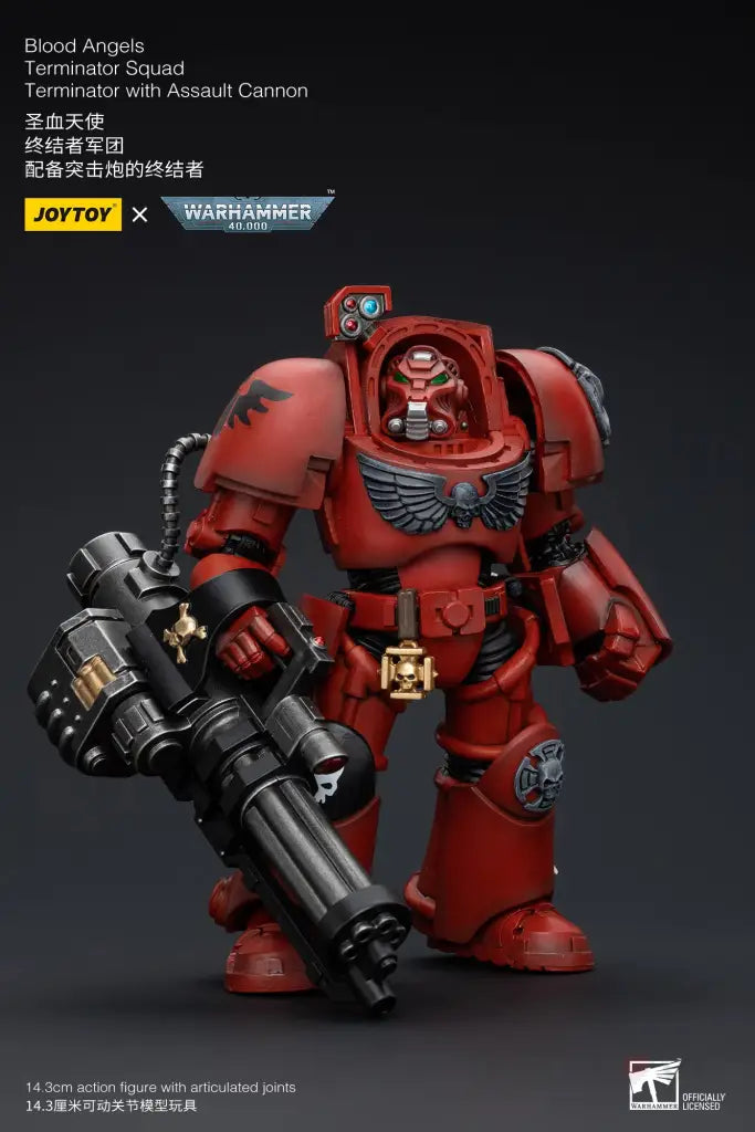Blood Angels Terminator Squad With Assault Cannon Action Figure