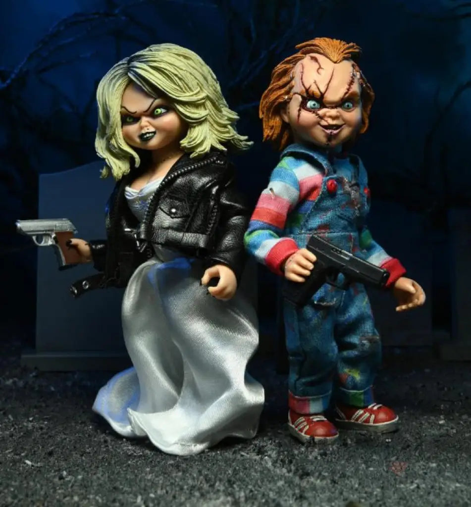 Bride of Chucky Chucky and Tiffany Clothed Figure Two-Pack - GeekLoveph