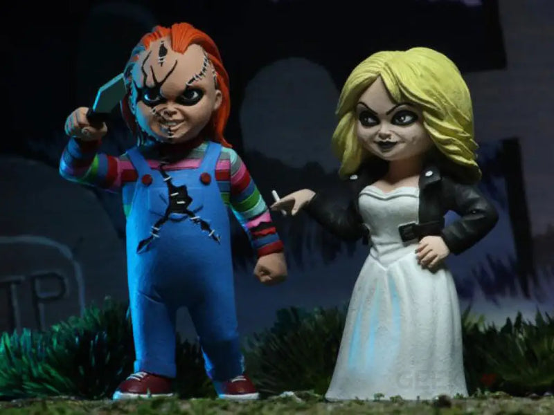 Bride of Chucky Toony Terrors Chucky & Tiffany Two-Pack