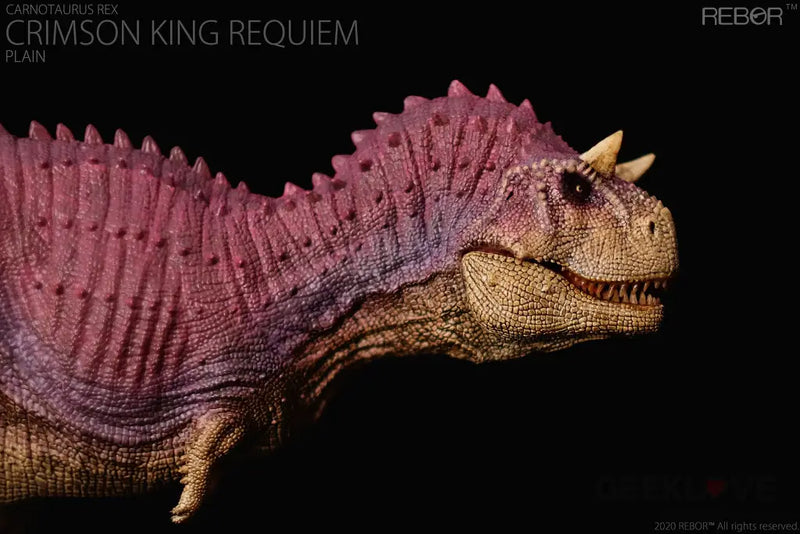 Carnotaurus rex “Crimson King Requiem” Plain Variant Museum Class 1/35 Scale