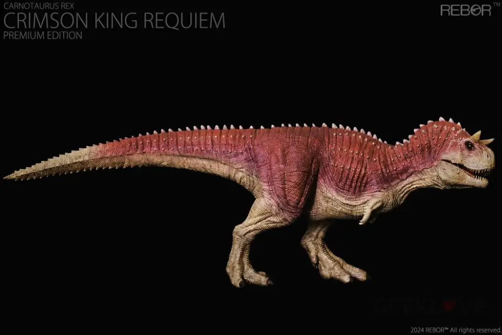 Carnotaurus Rex Crimson King Requiem Premium Edition Dinosaur