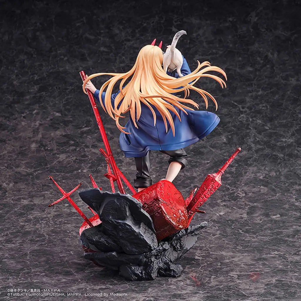 Chainsaw Man Figure Power & Meowy Scale