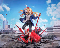 Chainsaw Man Figure Power & Meowy Scale