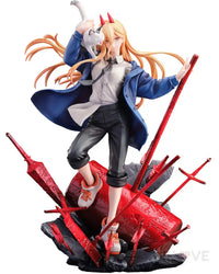Chainsaw Man Figure Power & Meowy Scale
