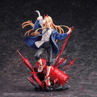 Chainsaw Man Figure Power & Meowy Scale