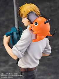 Chainsaw Man S-Fire Figure Denji & Pochita Scale