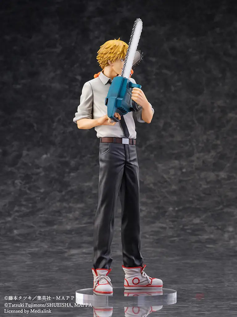 Chainsaw Man S-Fire Figure Denji & Pochita Scale